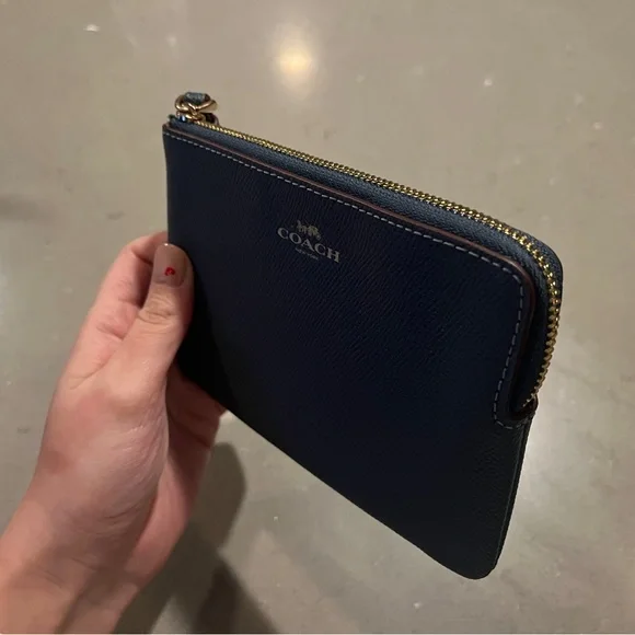 Coach Corner Zip Wristlet - Picture 3 of 4